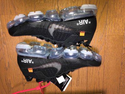 Off-White × Nike Air Vapormax "Black/Total Orange/Clear"