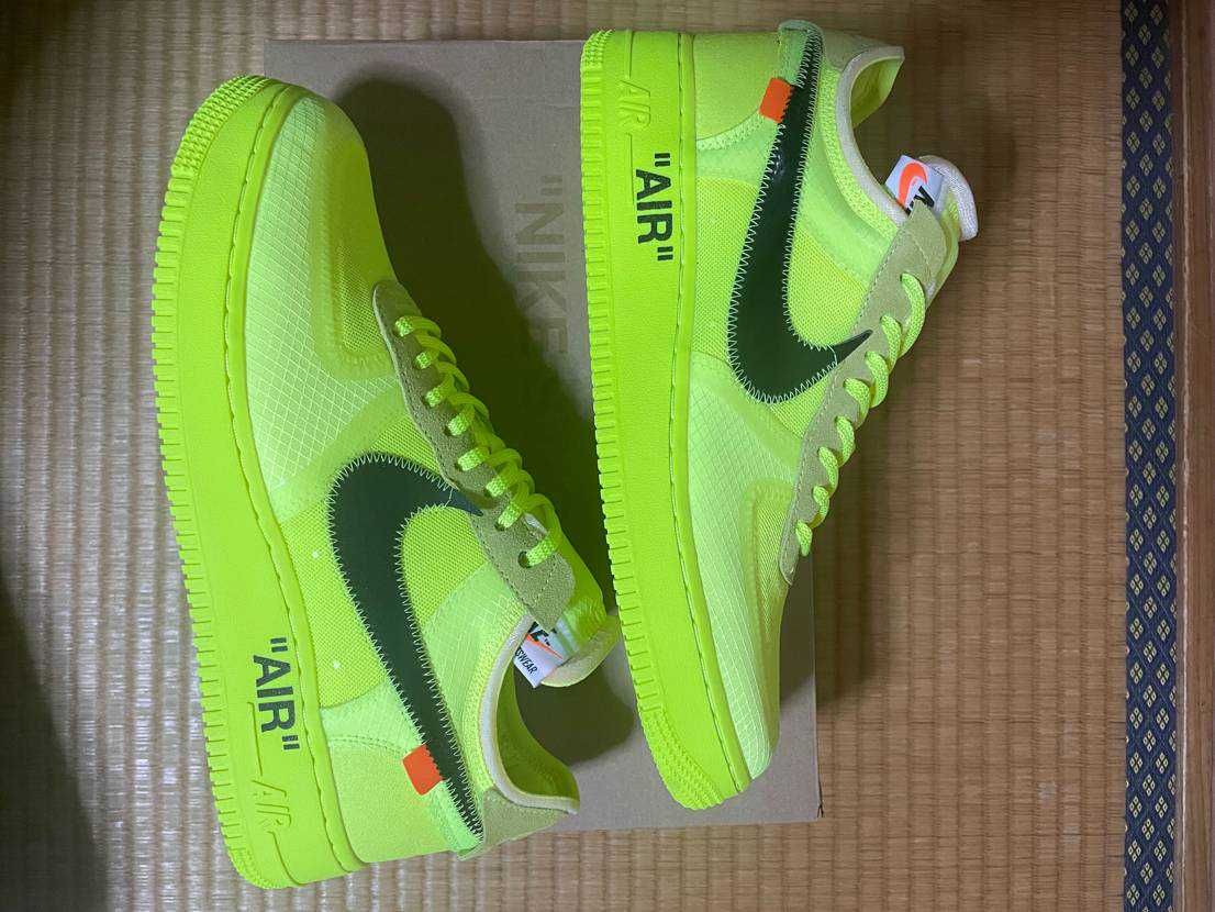 Off-White × Nike Air Force 1 Low "Volt"
