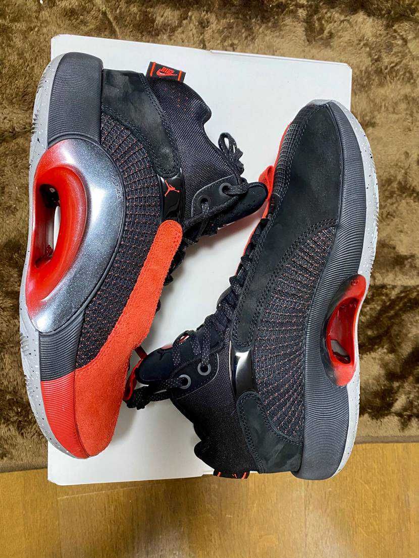 Nike Air Jordan XXXV Warrior "Black/University Red Cement Grey"