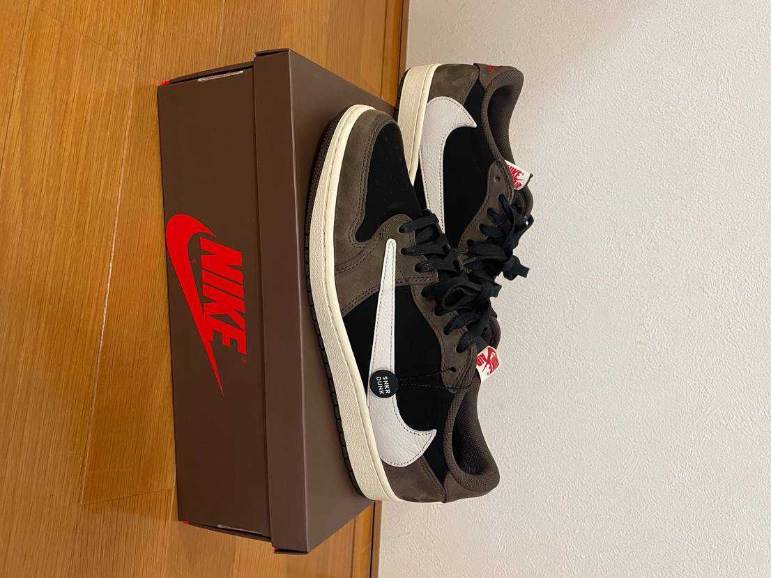 Travis Scott × Nike Air Jordan 1 Low OG SP-T "Black/Dark Mocha"