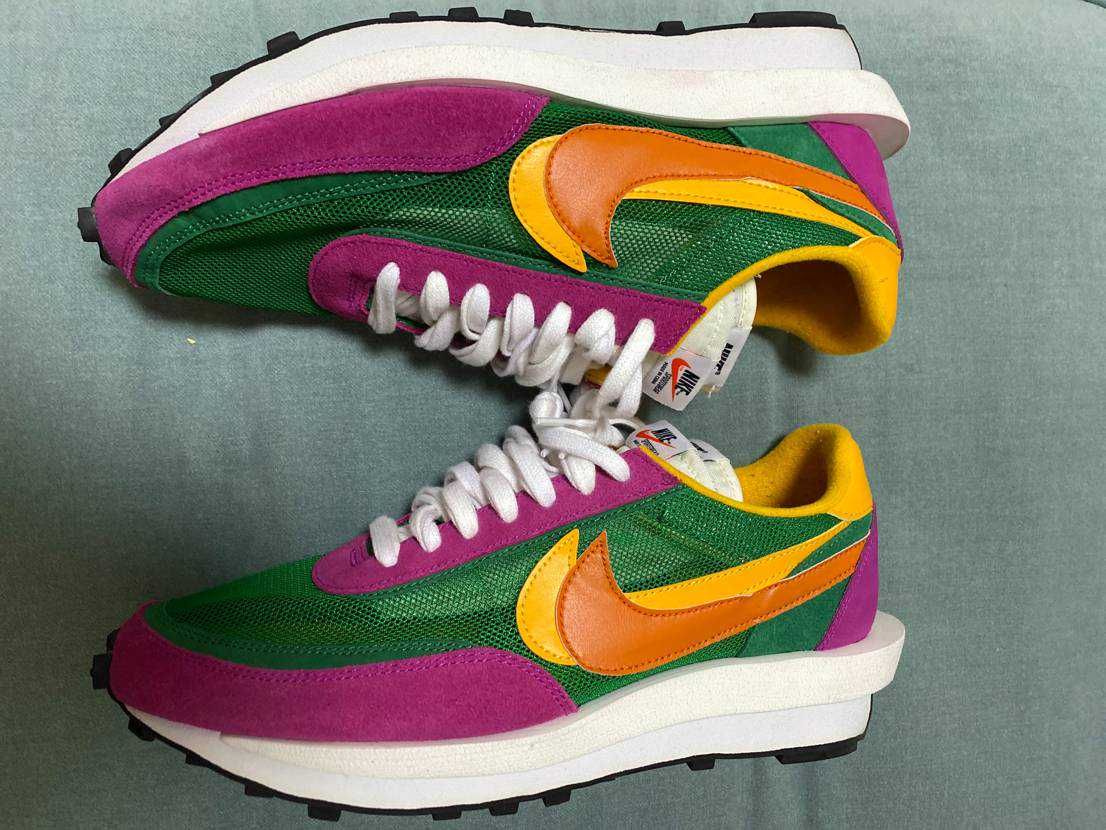 sacai × NIKE LDV WAFFLE "PINE GREEN"