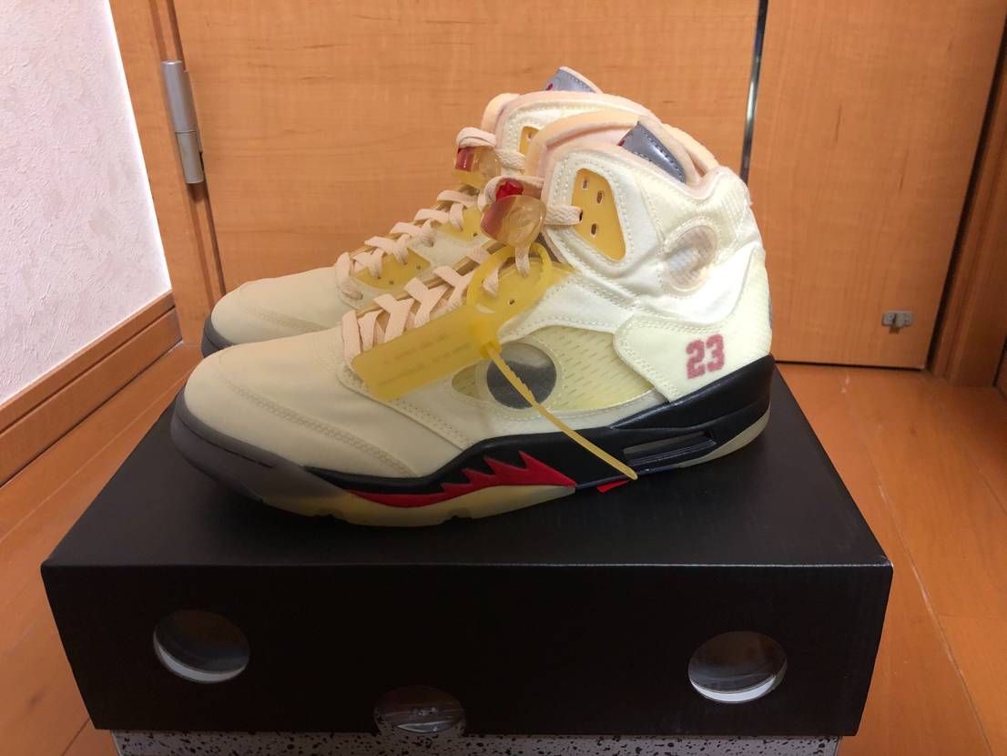 Off-White × Nike Air Jordan 5 "Sail"