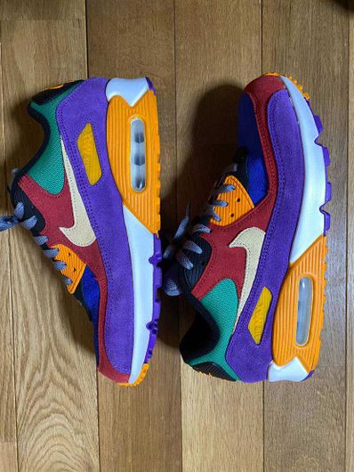 NIKE AIR MAX 90 "VIOTECH UNIVERSITYRED/PALE VANILLA/HYPER GRAPE"