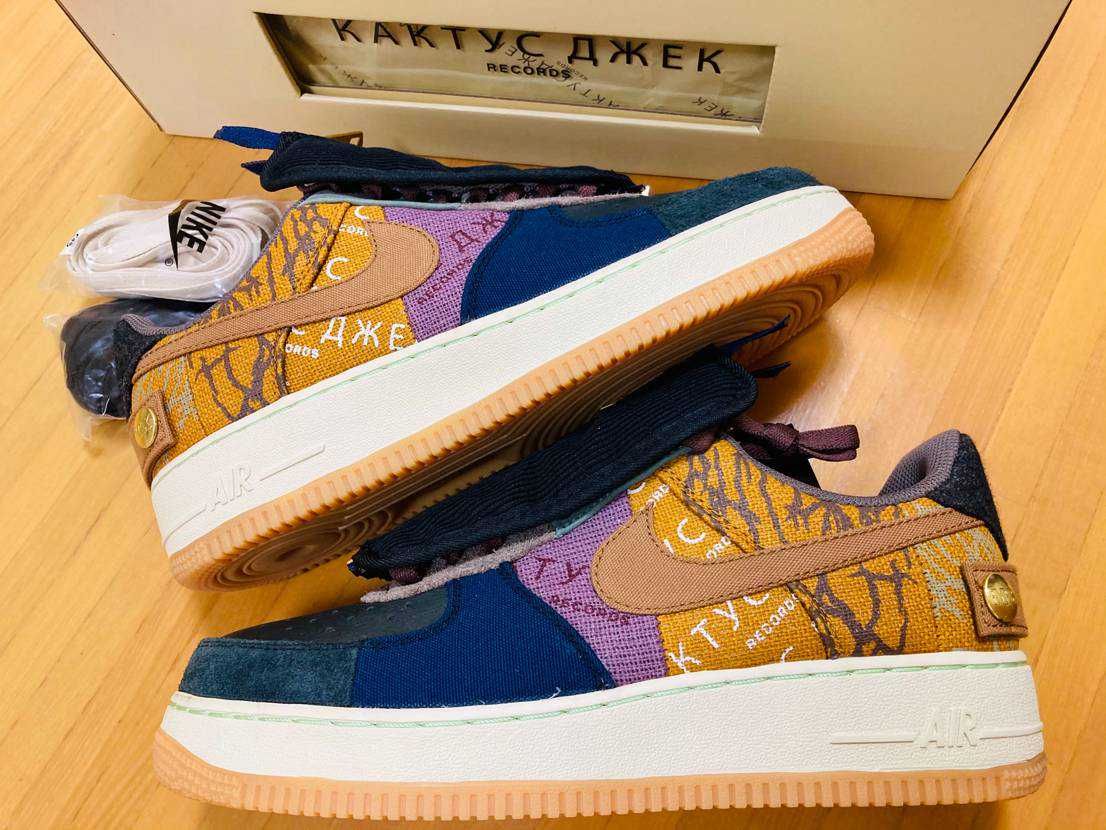 Travis Scott × Nike Air Force 1 Low Cactus Jack "Multi Color"