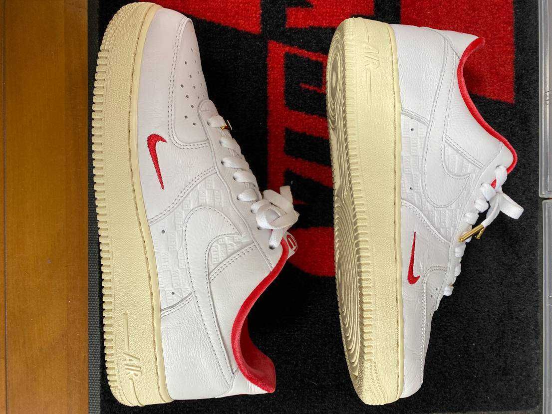 KITH × Nike Air Force 1 Low "White/Red"