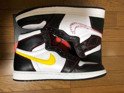 Nike Air Jordan 1 High OG Defiant "Black/Yellow/Gym Red"
