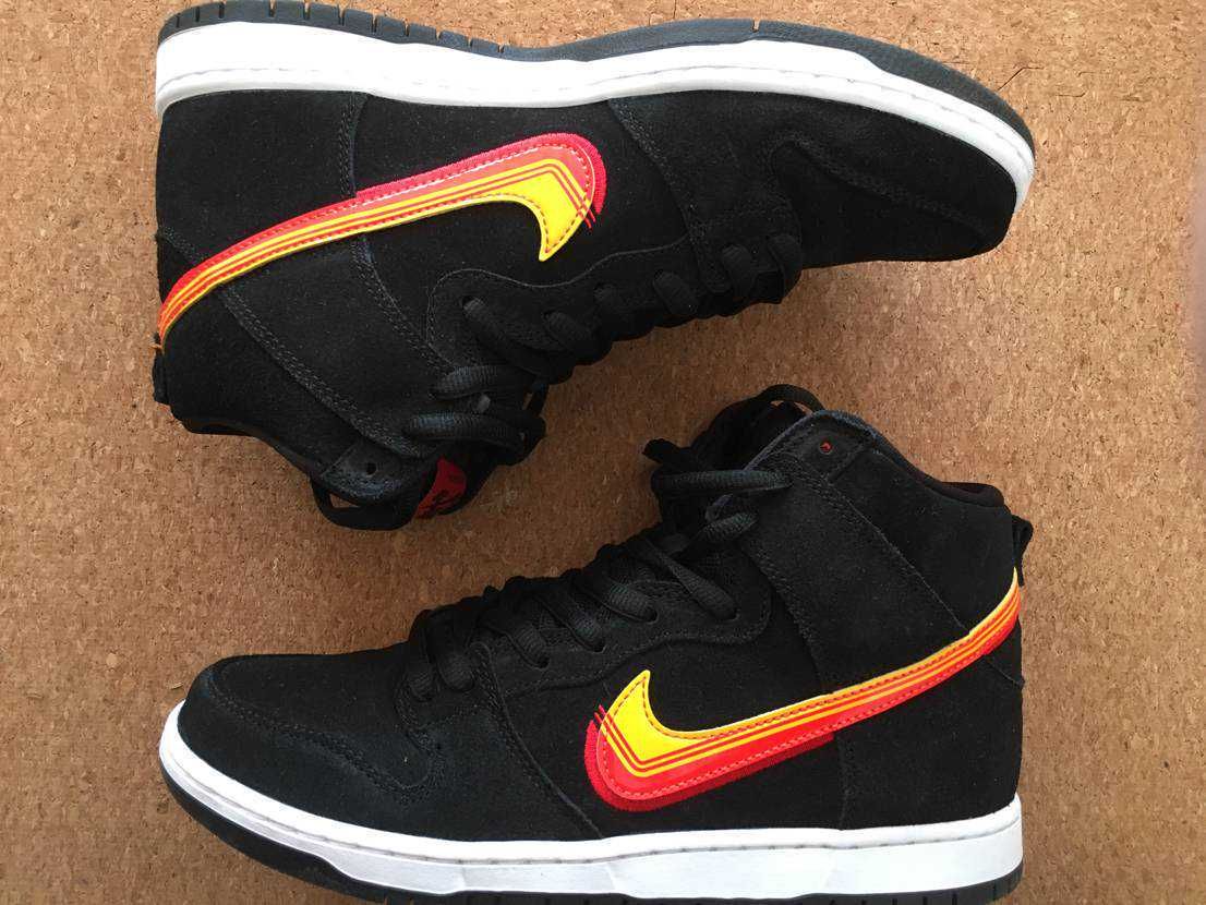 Nike SB Dunk High Pro "Black/Team Orange"