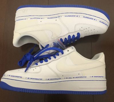 Uninterrupted × Nike Air Force 1 "White/Lapis Blue"