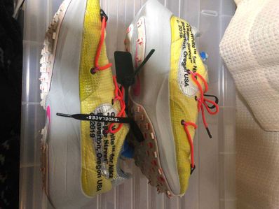 Off-White × Nike Women's Vapor Street "Tour Yellow"