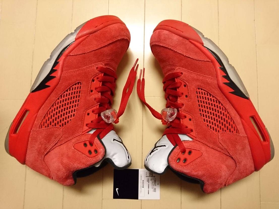 Nike Air Jordan 5 Ratro "Red Suede"