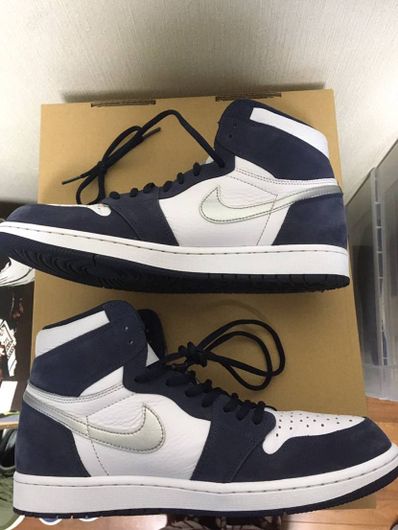 Nike Air Jordan 1 High OG CO.JP "White/Midnight Navy" (2020)(ブリーフケースなし)