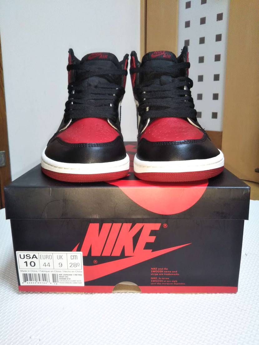 Nike Air Jordan 1 Retro High OG "Bred Toe"