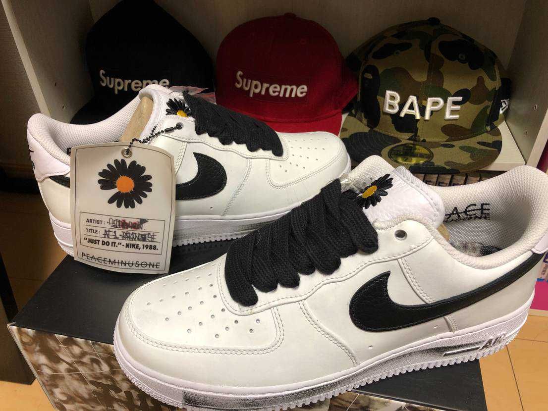 PEACEMINUSONE × Nike Air Force 1 Low "Para-noise/White/Black" / G-DRAGON