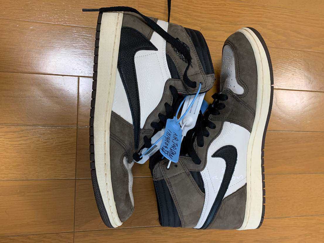 Travis Scott × Nike Air Jordan 1 Retro High OG TS SP "Sail/Dark Mocha"
