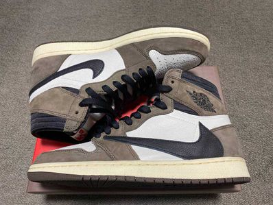 Travis Scott × Nike Air Jordan 1 Retro High OG TS SP "Sail/Dark Mocha"