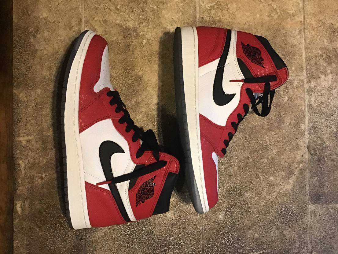 Spiderman × Nike Air Jordan 1 Origin Story "Gym Red/White/Photo Blue/Black"