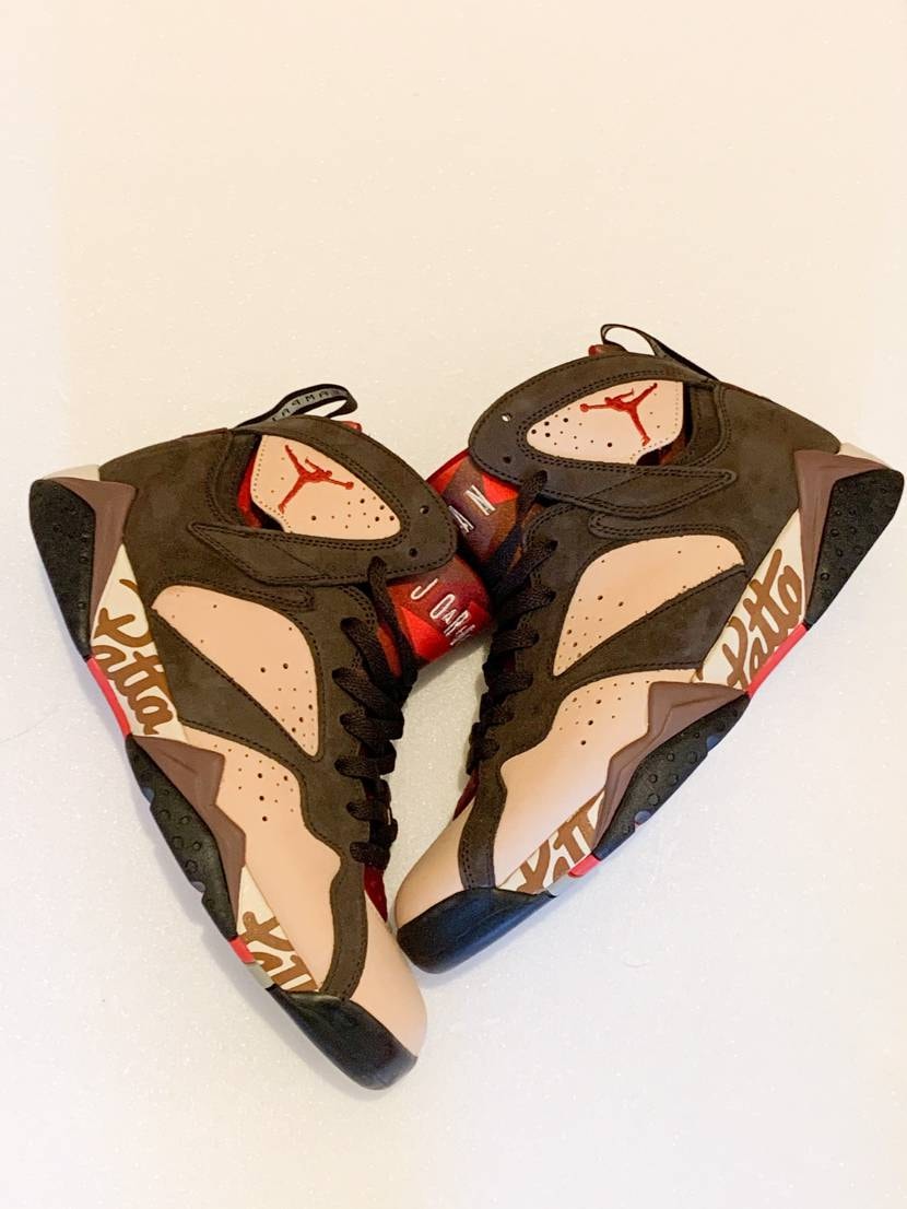 Patta × Nike Air Jordan 7 OG "Brown"