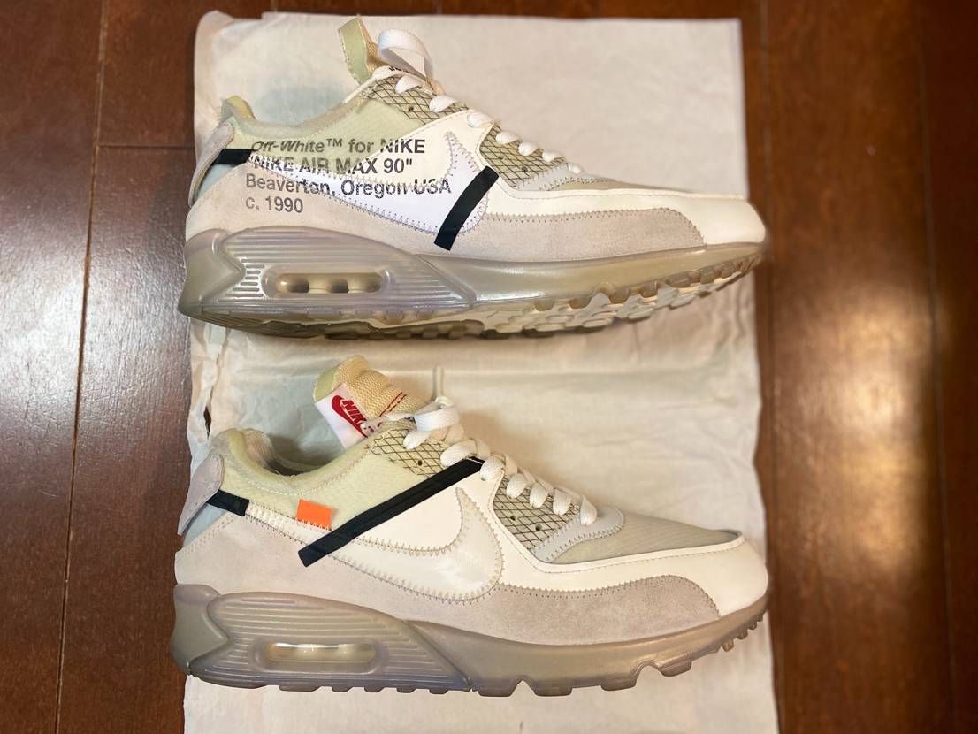 Off-White × Nike Air Max 90 "The 10/Sail"
