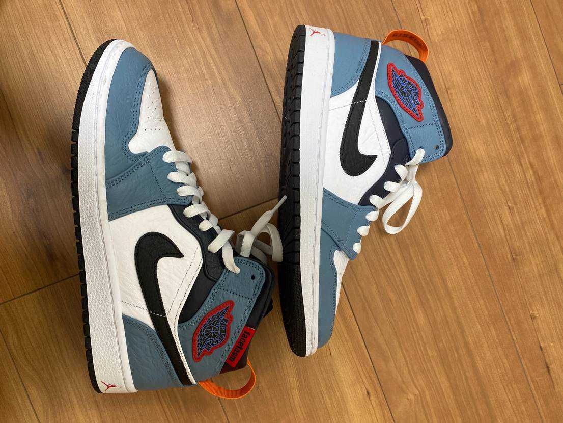 FACETASM × Nike Air Jordan 1 Mid "White/Navy"