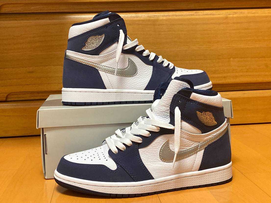 Nike Air Jordan 1 High OG CO.JP "White/Midnight Navy" (2020)(ブリーフケースなし)