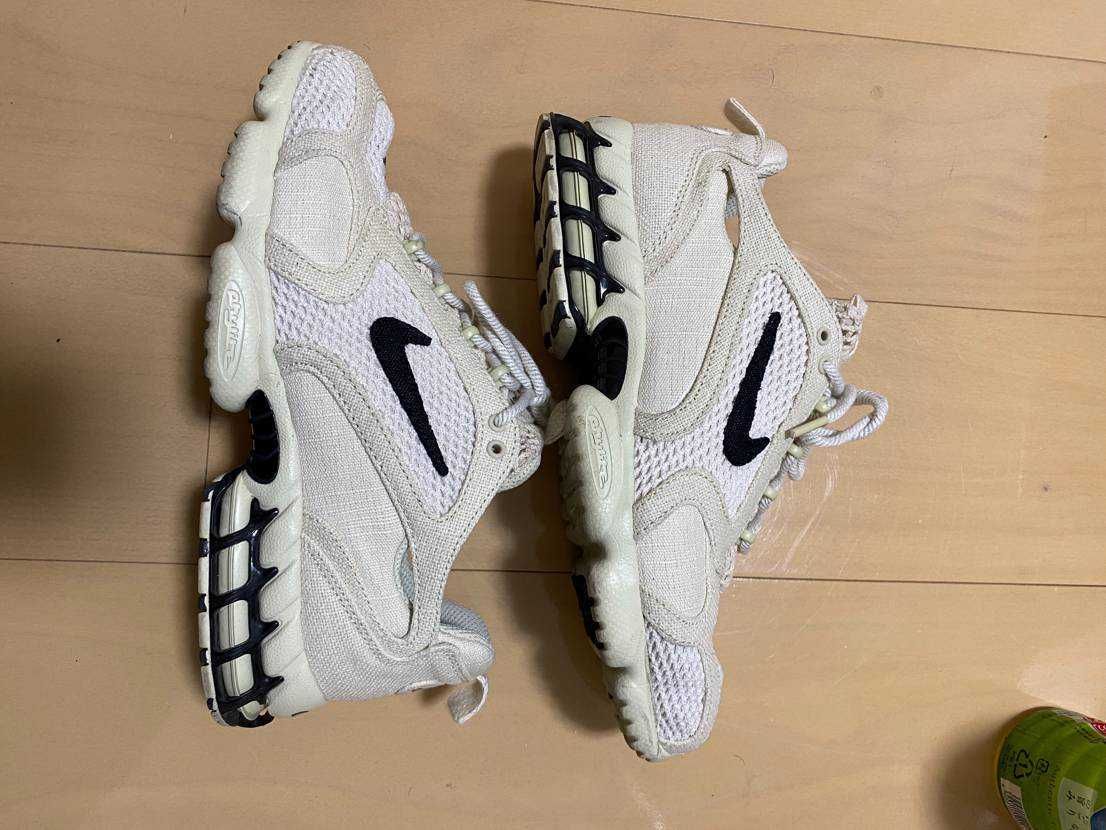 Stussy × Nike Air Zoom Spiridon CG 2 "Fossil/Black"