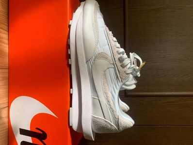 sacai × Nike LDV Waffle "Triple White"
