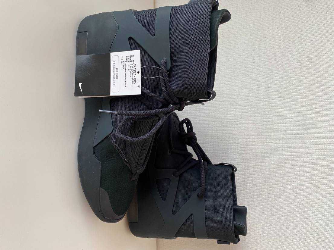 Fear Of God × Nike Air  1 "Triple Black"