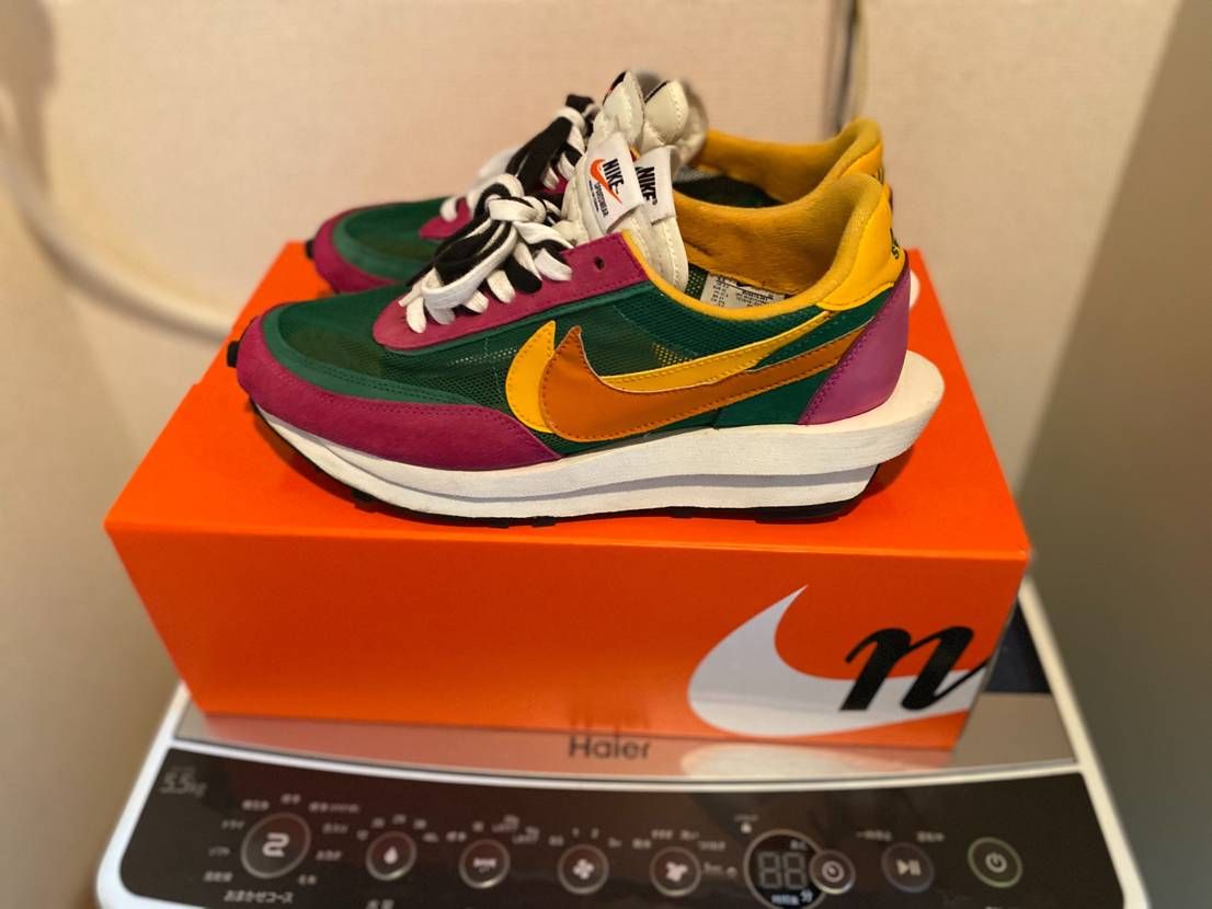 sacai × NIKE LDV WAFFLE "PINE GREEN"