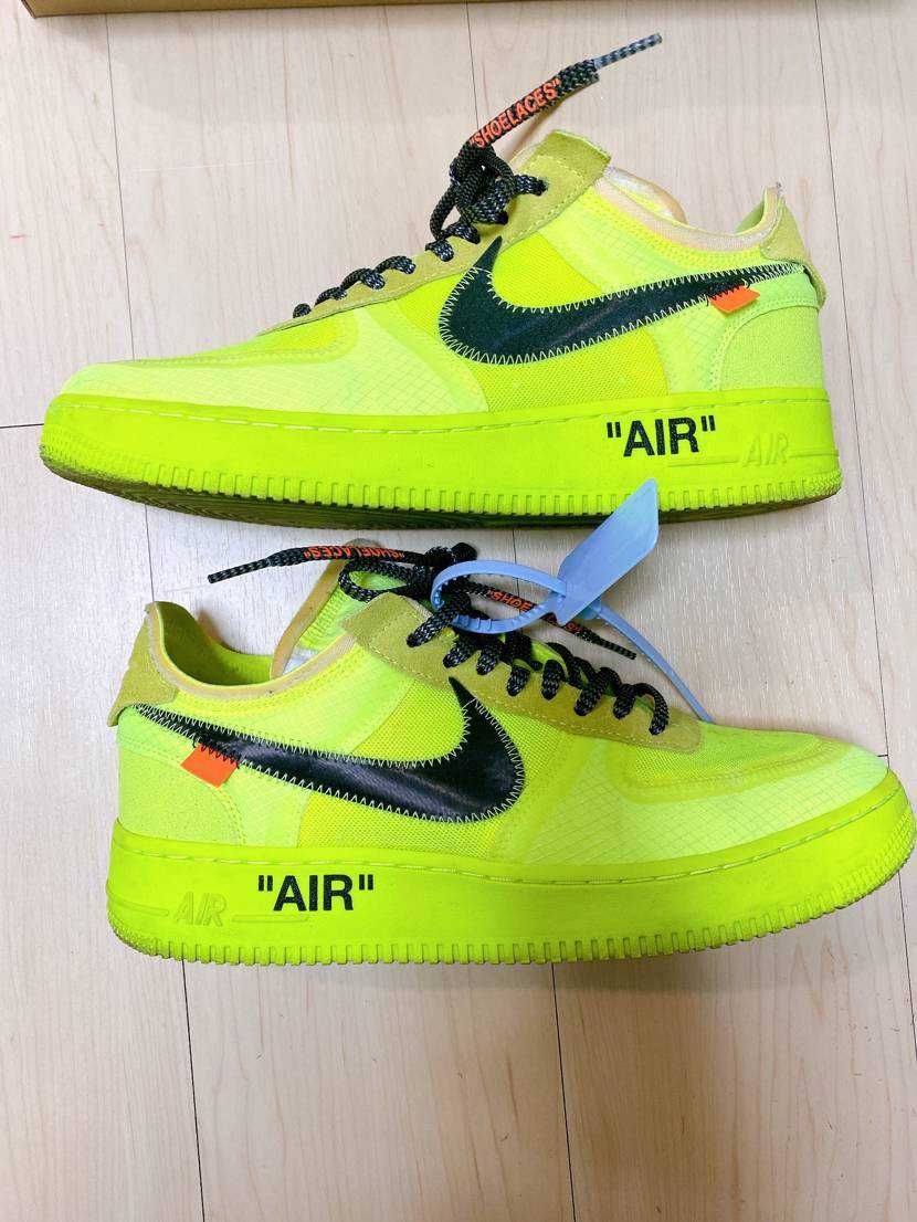 Off-White × Nike Air Force 1 Low "Volt"