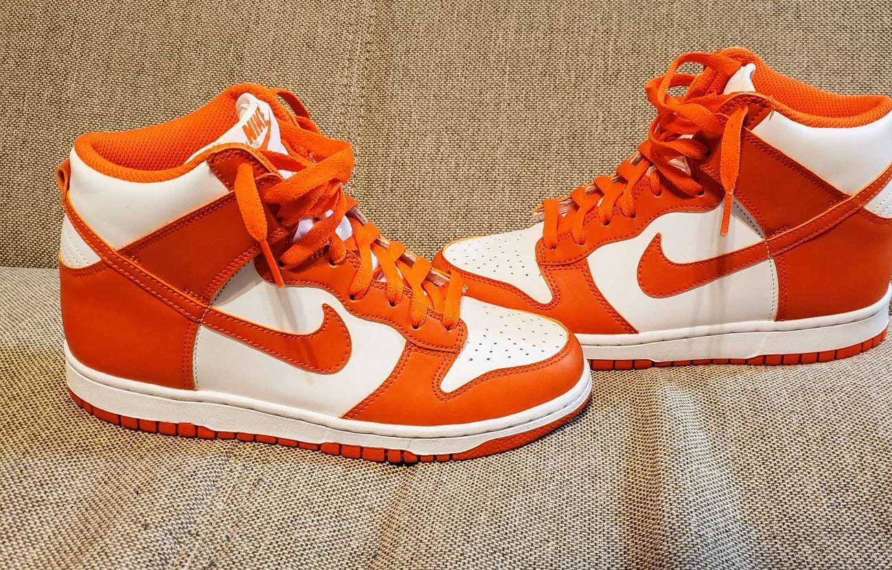 NIKE GS DUNK HIGH "ORANGE BLAZE"