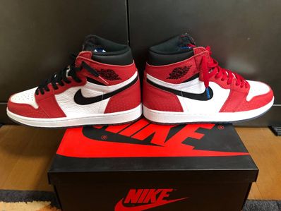 Spiderman × Nike Air Jordan 1 Origin Story "Gym Red/White/Photo Blue/Black"