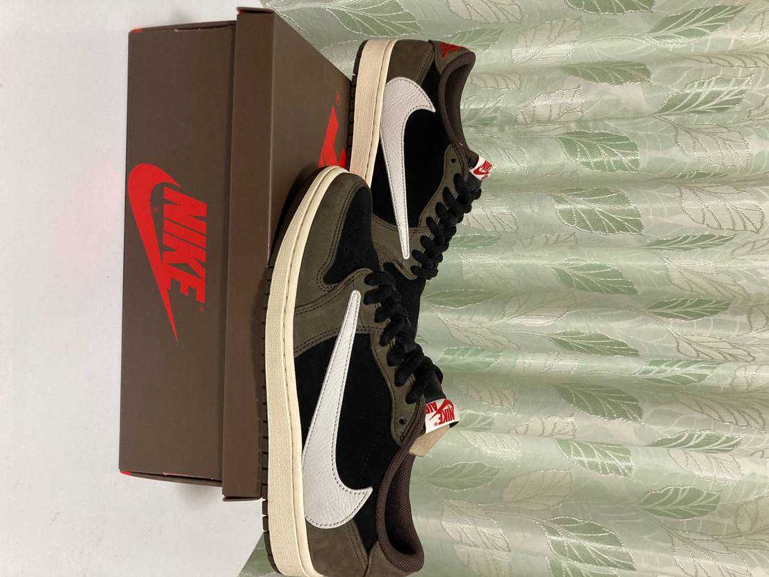 Travis Scott × Nike Air Jordan 1 Low OG SP-T "Black/Dark Mocha"
