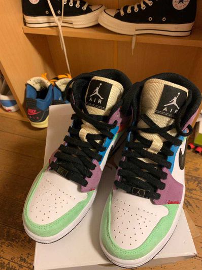 Nike Women's Air Jordan 1 Mid "Multi Color"