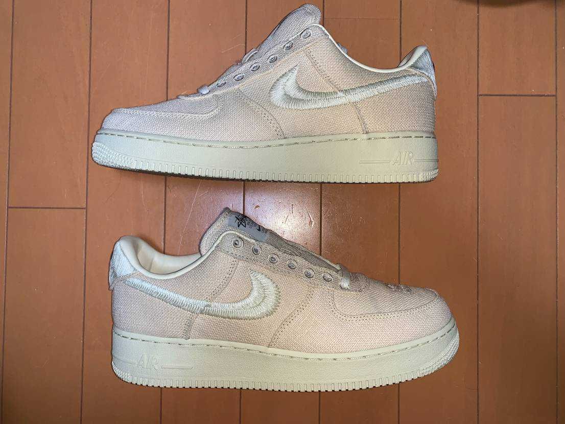Stussy × Nike Air Force 1 Low "Fossil Stone"