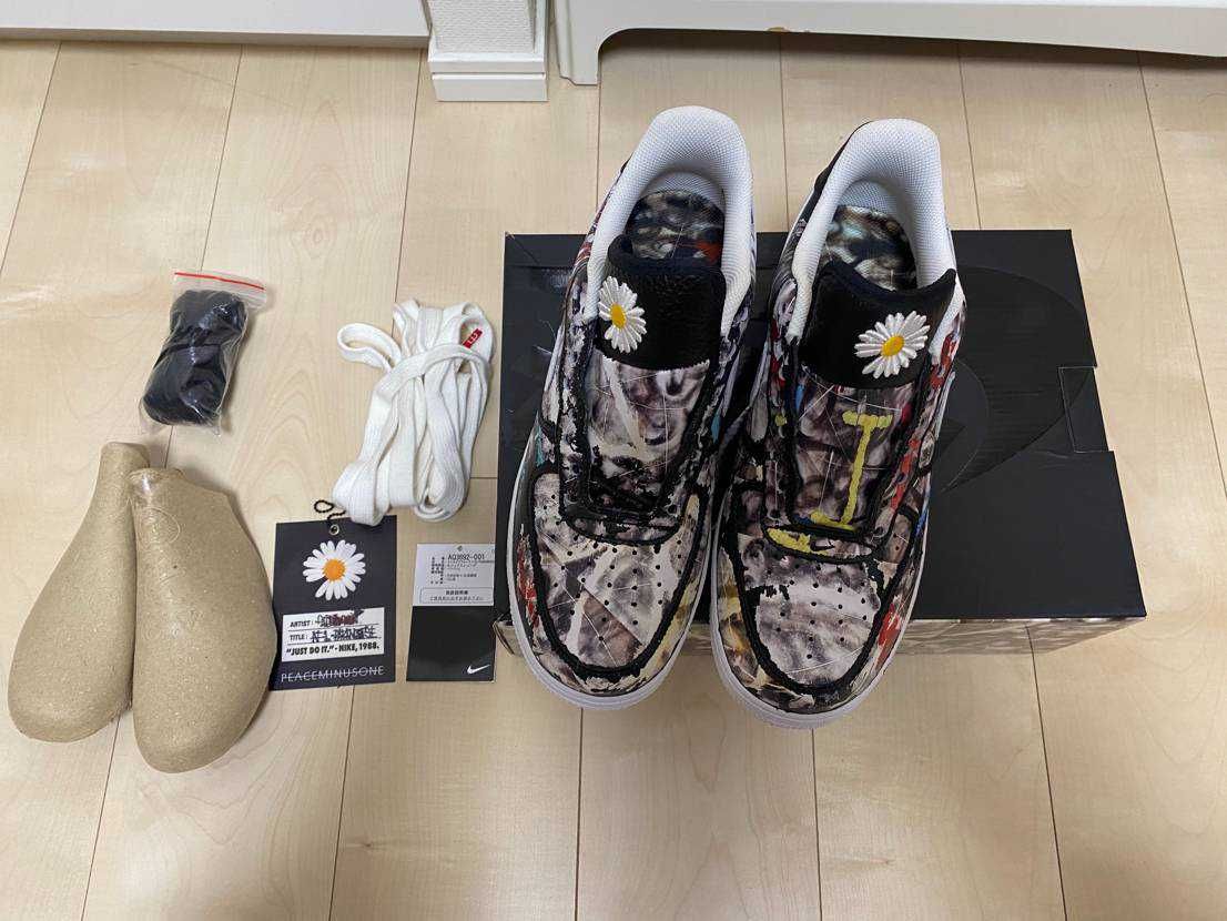 PEACEMINUSONE × Nike Air Force 1 Low Para Noise "Black" / G-DRAGON