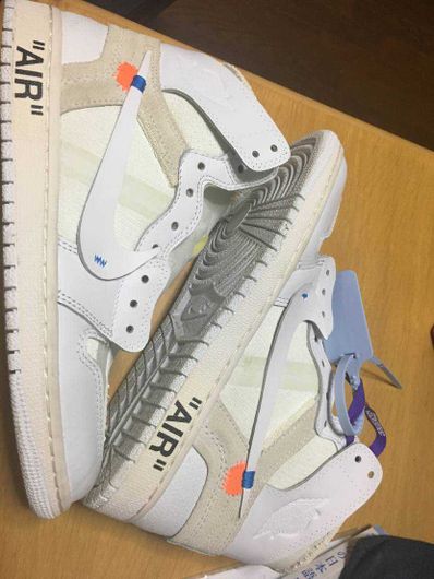 Off-White × Nike GS Air Jordan 1 Retro High "White"