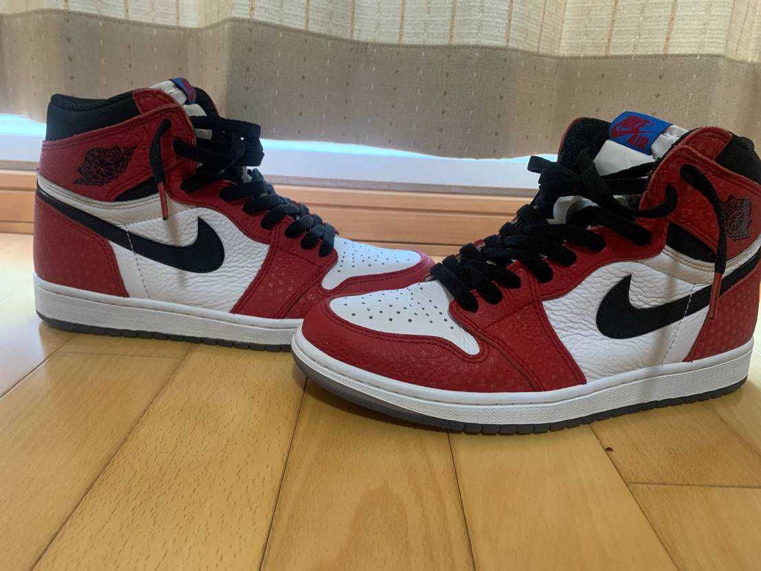 Spiderman × Nike Air Jordan 1 Origin Story "Gym Red/White/Photo Blue/Black"