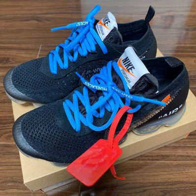 Off-White × Nike Air Vapormax "Black/Total Orange/Clear"