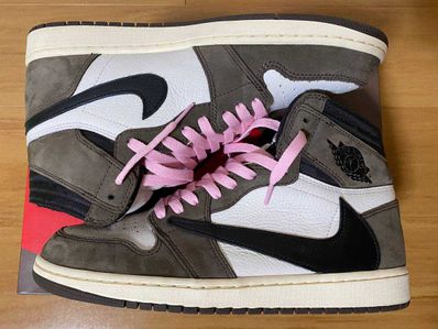 Travis Scott × Nike Air Jordan 1 Retro High OG TS SP "Sail/Dark Mocha"