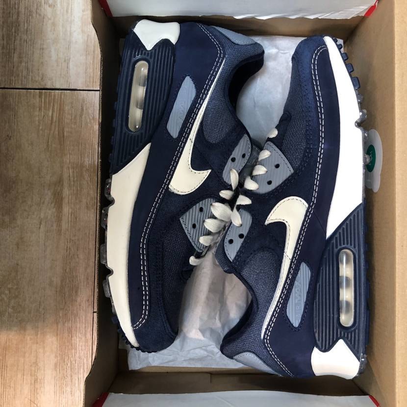 NIKE AIR MAX 90 "DIFFUSED BLUE/SAIL/MIDNIGHT NAVY/OBSIDIAN MIST"