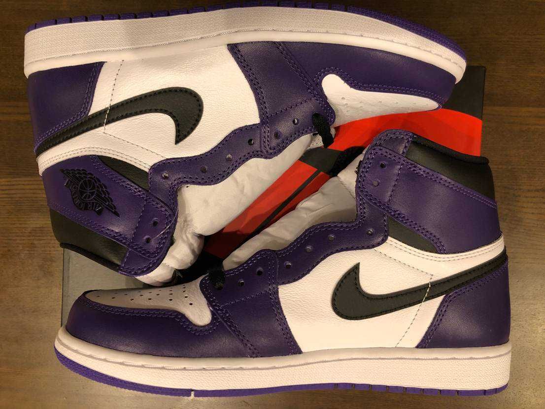 Nike Air Jordan 1 Retro High OG "Court Purple White/Black" (2020)
