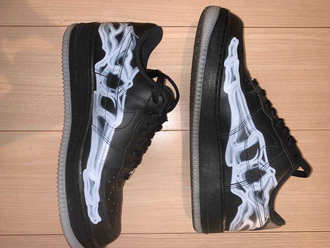 Nike Air Force 1 Low "Black Skeleton"