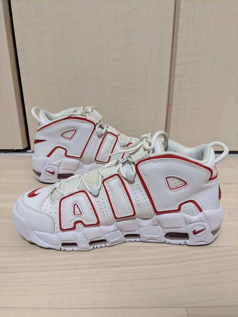NIKE AIR MORE UPTEMPO "WHITE/VARSITY RED" (2021)
