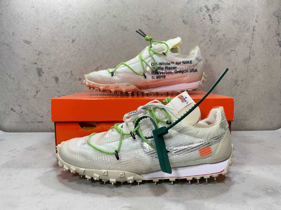 Off-White × Nike Women's Waffle Racer "White"