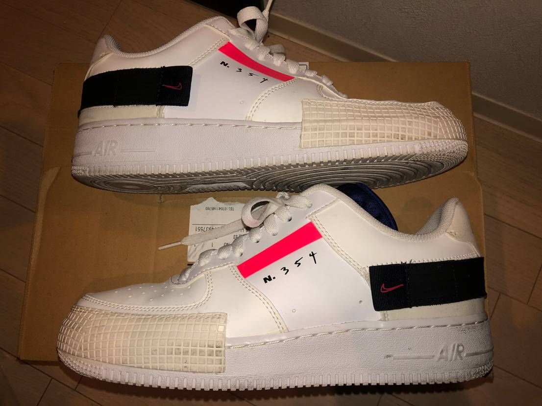 Nike Air Force 1 Low Type "Summit White/Red Orbit/White/Black"
