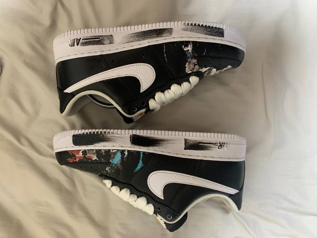 PEACEMINUSONE × Nike Air Force 1 Low Para Noise "Black" / G-DRAGON