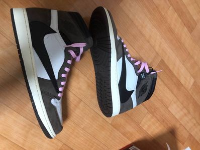 Travis Scott × Nike Air Jordan 1 Retro High OG TS SP "Sail/Dark Mocha"