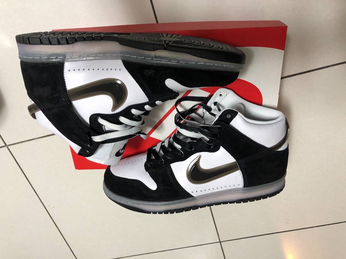 SLAM JAM x NIKE DUNK HIGH "WHITE/CLEAR BLACK"