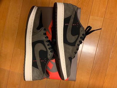 Travis Scott × Nike Air Jordan 1 Low OG SP-T "Black/Dark Mocha"