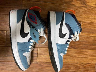 FACETASM × Nike Air Jordan 1 Mid "White/Navy"